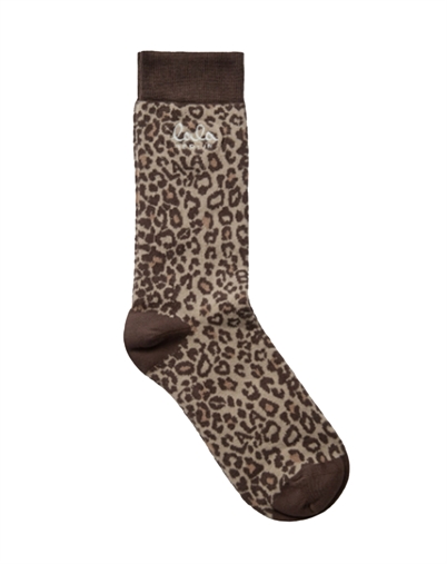 Lala Berlin - Cotton Mix Socken - Leo-Print